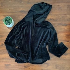 DKNY SPORT Velour Hoodie
